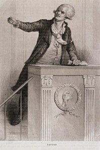 Portrait of Georges Jacques Danton by Eugene Joseph Viollat