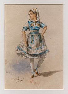 The Korrigane, Ballet of Charles-Marie Widor, Costume Model