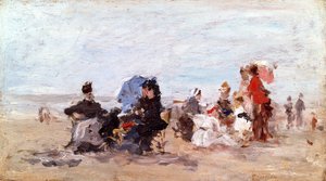 Beach near Deauville, c.1874