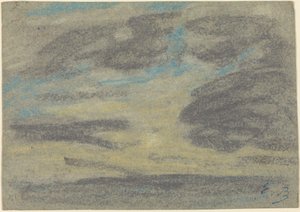 Clouds over the Sea by Eugene Louis Boudin