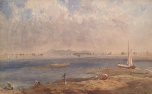 Seascape in Brittany by Eugene Louis Boudin
