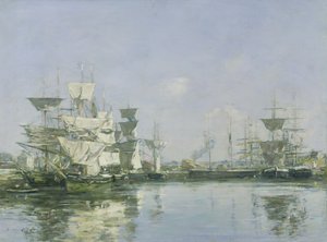 The Basin at Deauville, c.1880-85