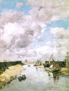 Trouville by Eugene Louis Boudin