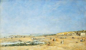 Trouville, General View of the Beach by Eugene Louis Boudin