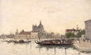 Venice, The Molo by Eugene Louis Boudin