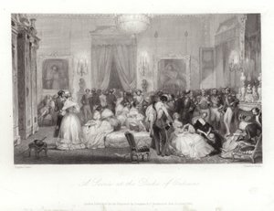 A Soiree at the Duke of Orleans by Eugene Louis Lami