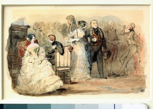 A reception under Louis Philippe (detail) by Eugene Louis Lami