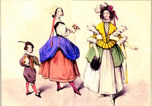 Wearing Fancy Dress by Eugene Modeste Edmond Lepoittevin