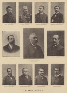 Members of the Ministry of the New Prime Minister of France, Emile Combes by Eugene Pirou