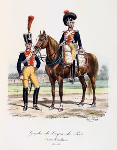 Gardes-du-Corps de Roi, Artillery Train by Eugene Titeux