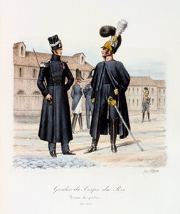 Gardes-du-Corps de Roi, tenue de quartier by Eugene Titeux