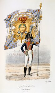 Gardes de la Porte, Flag bearer