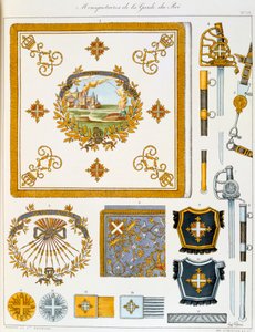 Mousquetaires de la Garde du Roi, Insignia