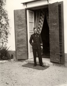 Portrait of a man in uniform at the farm Lo Zucco, Sicily by Eugenio Interguglielmi