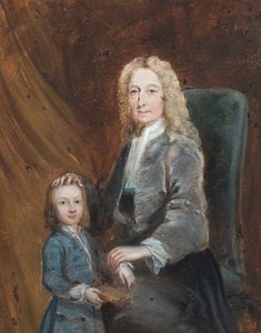 Portrait of Auditor Harley with a Boy