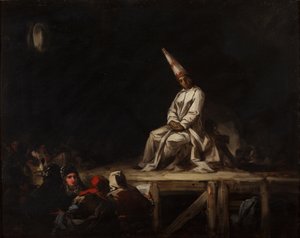 Auto-da-fé by Eugenio Lucas Velázquez