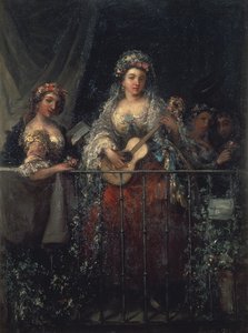 Ladies on a Balcony, 1862