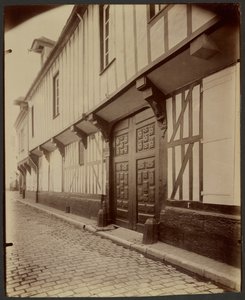 Beauvais, House, 27 Rue Pantaleon by Eugène Atget