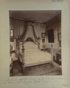 Bedroom of Cecile Sorel at 99 Avenue des Champs Elysees, 1910 by Eugène Atget