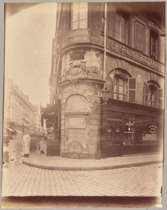 Fountain of the Queen, Rue Greneta and Saint-Denis by Eugène Atget