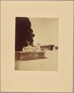 Ariadne Reclining also known as Cleopatra by Van Cleve, Versailles by Eugène Atget