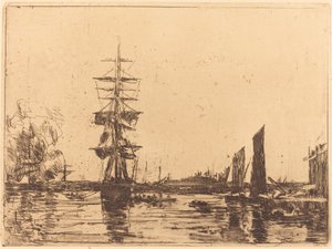 Marine View by Eugène Boudin