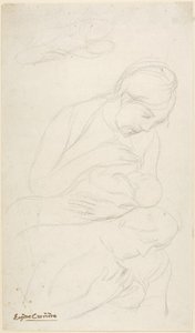 Mother Nursing Child by Eugène Carrière