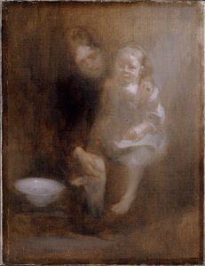 The Footbath by Eugène Carrière