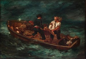 After the Shipwreck (Barge of Don Juan - Dead Body Thrown to the Sea)
