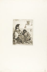 Algerian Jewess by Eugène Delacroix