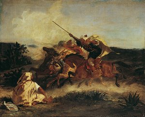 Arabian Fantasy by Ferdinand Victor Eugene Delacroix