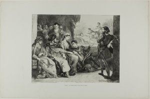 Hamlet Makes the Players Enact the Poisoning of His Father, plate 7 from Hamlet