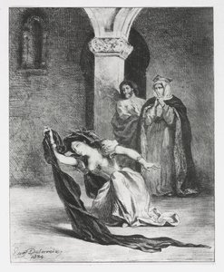 Hamlet: The Chant of Ophelia by Eugène Delacroix