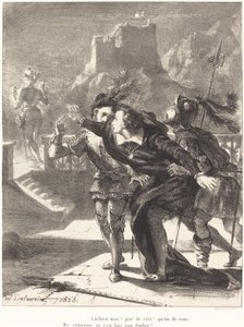 Hamlet Wishes to Follow the Ghost of His Father (Act I, Scene IV)