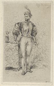 Man at Arms by Eugène Delacroix
