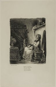 Marguerite at the Spinning Wheel, from Faust