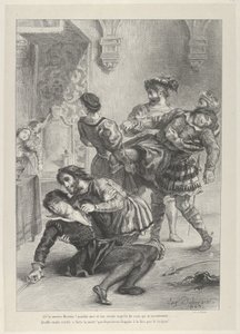 The Death of Hamlet by Eugène Delacroix