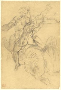 The Education of Achilles by Eugène Delacroix