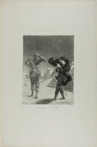 The Ghost on the Platform, plate 3 from Hamlet
