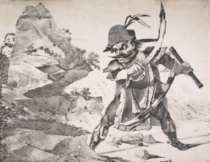 Watch Your Rear! by Eugène Delacroix