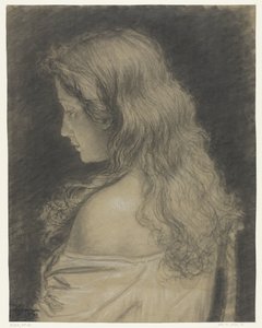 Study of a Young Woman, Seen from the Back by Eugène François de Block