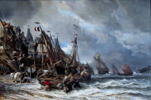 Return of the Fishermen by Eugene Isabey