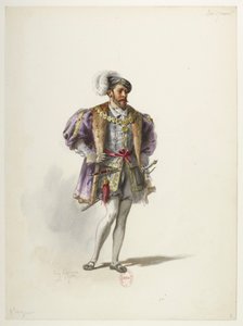 Saint-Saëns - Henry VIII - Costume Designs - Lacoste - 3. Lord by Eugene Lacoste