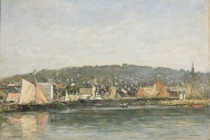 The Port of Trouville in the Morning