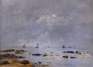 Marine - The Calm by Eugene Louis Boudin
