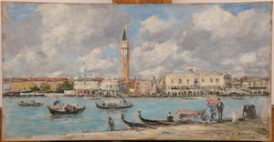 Venice. San Giorgio by Eugene Louis Boudin
