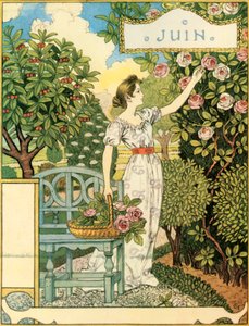 June, 1896 by Eugene Grasset