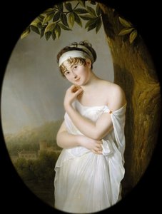 Portrait of Madame Récamier, née Julie Bernard 1777-1849 by Eulalie Morin