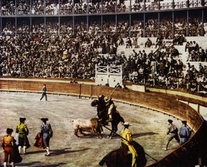 A Spanish bull-fight by European Photographer