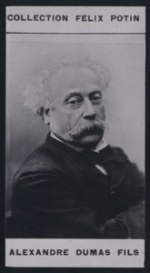 Alexandre Dumas Fils (1824-1895) by European Photographer